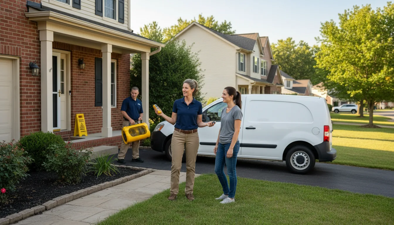 Residential water damage restoration in Connecticut